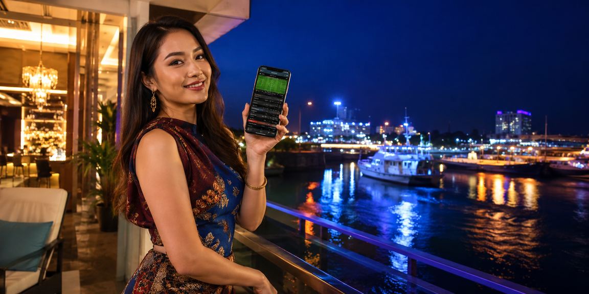 Pengguna Malaysia bermain kasino mobile dengan antara muka Bahasa Melayu